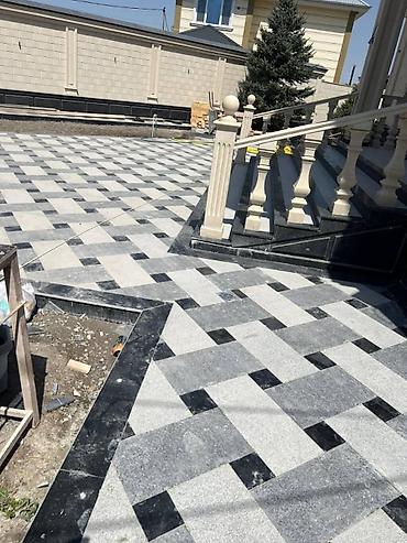 Мраморные и гранитные работы: Благоустройство частной территории: укладка гранитной плитки и — 4