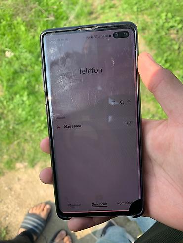 a 20 s: Samsung Galaxy S10 Plus, 128 GB, rəng - Qara, Simsiz şarj — 2