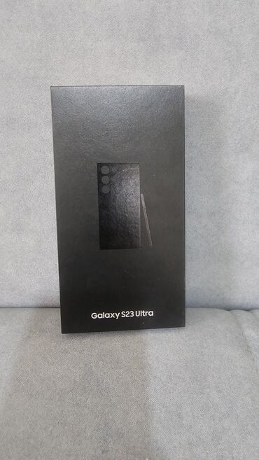 Samsung: Samsung Galaxy S23 Ultra, Колдонулган, 256 ГБ, түсү - Кара, 2 SIM