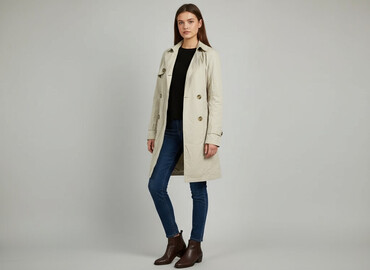 kurtki zimowe tk maxx: C&A, Плащ жіночий, розмір S