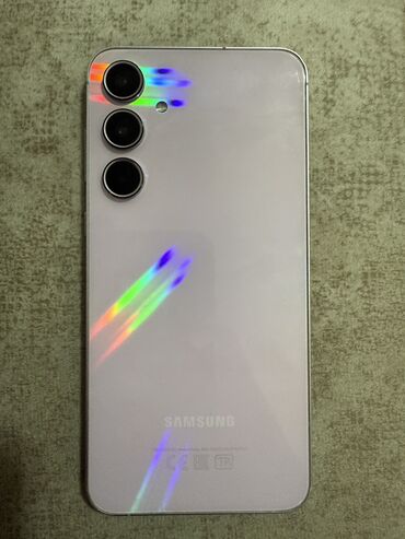 Samsung: Samsung Galaxy A55, 256 GB, rəng - Bənövşəyi, Barmaq izi, İki sim kartlı, Face ID