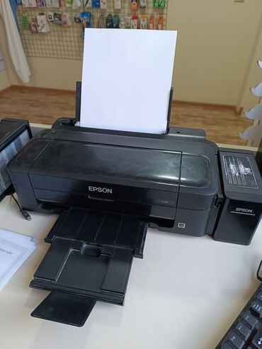 çap aparati: Printer Epson L132 Ağ-qara və rəngli çap etmək mümkündür. Heç bir