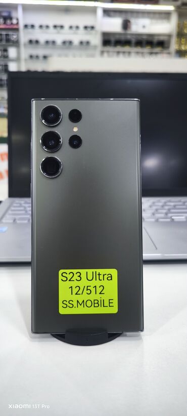 Apple iPhone: Samsung Galaxy S23 Ultra, 512 GB, rəng - Boz, İki sim kartlı