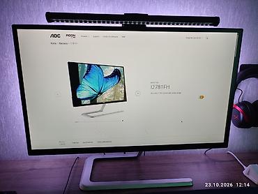 монитор обмен: Монитор, AOC, Б/у, LED, 27" - 28" — 2