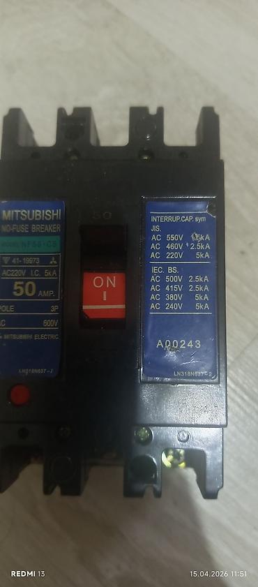 avtomat: Mitsubishi Electric Elektrik avtomat, 3 faza — 2
