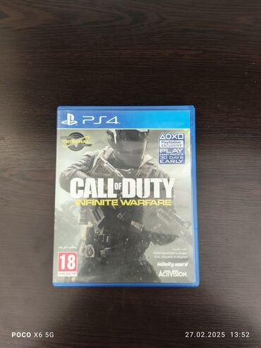 Oyun diskləri və kartricləri: Call Of Duty Infinite Warfare Ps 4 satılır 
*Əla Vəziyyətdədir*