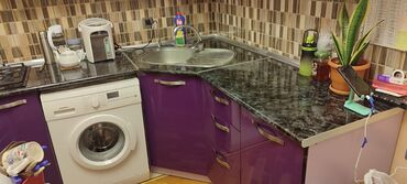 Mətbəx mebeli: Mətbəx mebeli dəsti ideal vəziyyətdə az işlənib təmiz akril moyka — 8