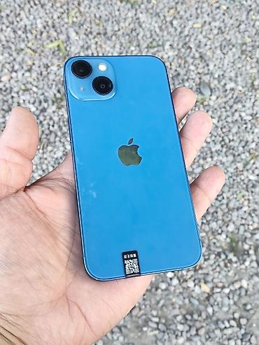 мини телефон айфон: IPhone 13, Б/у, 128 ГБ, Blue Titanium, 95 % — 1