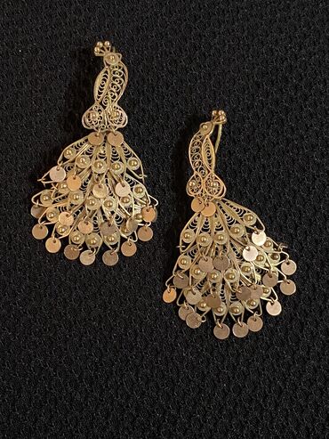 18 karat qizil qiymeti: Qızıl sırğa. 583 əyar. 18.8 qr