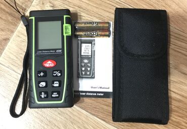 Рулетки и дальномеры: Лазерные измерители длины Рулетка с уровнем SNDWAY 40 метров - 3000 — 13
