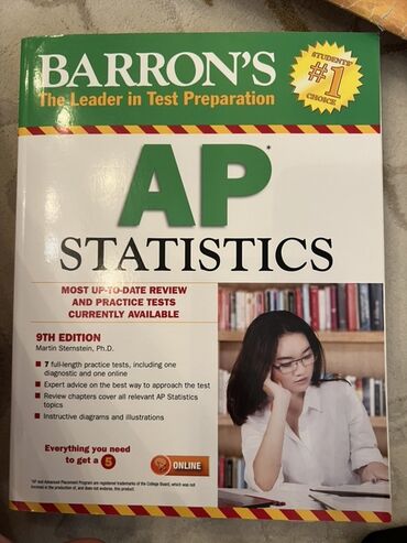 Testlər: Barron's-dan AP Statistika imtahanına hazırlıq üçün 9-cu nəşr