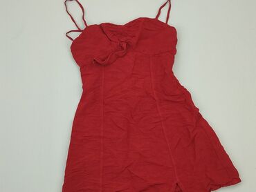 czerwona sukienki koronkowa na wesele: Dress, XS (EU 34), Zara, condition - Fair