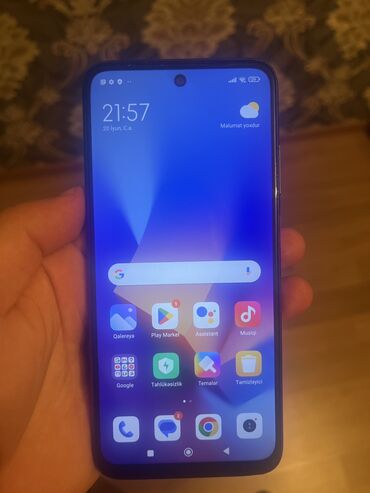 xiomi not 4: Xiaomi Redmi 10, 128 ГБ, цвет - Синий, 
 Сенсорный, Отпечаток пальца, Две SIM карты