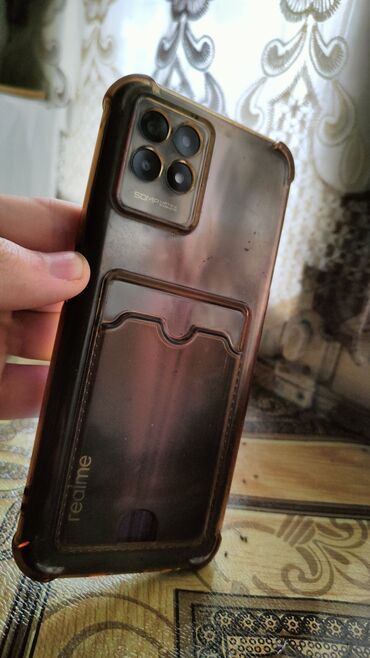 телефон исфана: Realme 8i, Колдонулган, 64 ГБ, 1 SIM, eSIM, 2 SIM