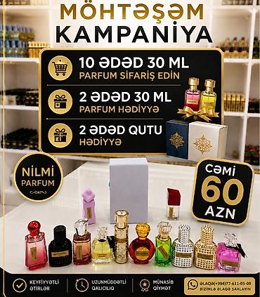 libido parfum: Möhtəşəm kampaniya – Nilmi Parfum - 10 ədəd 30 ml parfum sifariş edin — 1