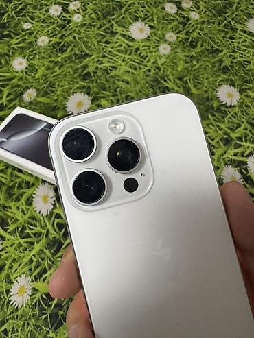 камера заднй бу: IPhone 16 Pro, цвет White Titanium на 256 гигабайт все родное кроме — 5