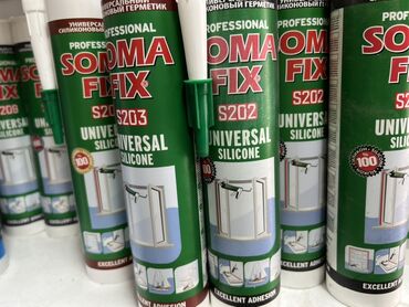 клей для обоя: Универсальный силиконовый герметик Soma Fix S202 и S203. Подходит для