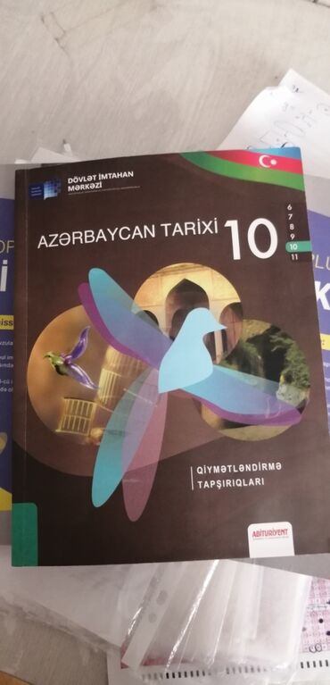 Kitablar, jurnallar, CD, DVD: Azərbaycan tarixi 10cu sinif dim