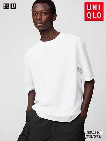 кукла купить: Мужская футболка, L, XL, Uniqlo, Новый, цвет - Серый, Бесплатная доставка, Платная доставка, Самовывоз — 1
