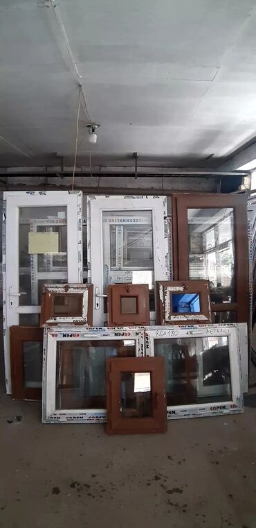 Plastik pəncərələr: İkiqat şüşə paketi Plastik pəncərə, Еni: 200 sm, Uzunluğu: 160 sm — 11