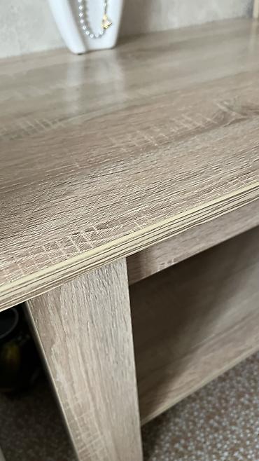 Журнальные столы: Журнальный столик из ЛДСП в цвете дуб сонома Размеры 50 - Форма — 6