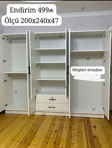 quran sekilleri: Üç və dörd qapılı dəbli geyim dolabları - Ölçü: 200 x 160 x 47 sm - — 6
