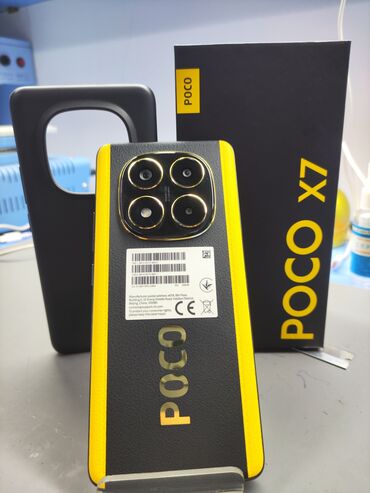 Poco: Poco X7, Б/у, 256 ГБ, цвет - Черный, 1 SIM, 2 SIM