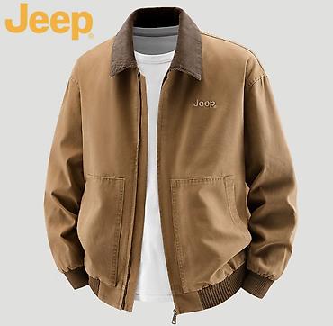 прокат койнок: Фирменная куртка JEEP, осень-весна, новая Размер 4XL, на вес 100-110 — 1
