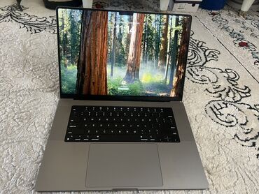 нутбуки: Ноутбук, Apple, 16 ГБ ОЭТ, Apple M1 Pro, 16 ", эс тутум SSD