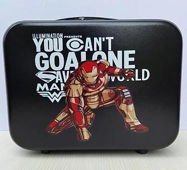 Putni koferi i torbe: Set kofera sa motivom superheroja – 2 dela - Dizajn: crni kofer i — 11