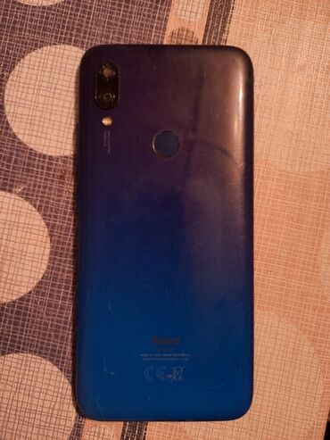 3 симочный смартфон: Xiaomi, Redmi 7, Б/у, 32 ГБ, цвет - Синий