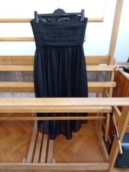 Haljine: Crna, svečana haljina vel. 38, M, sa asimetričnim rubom napred kraća na lalafo.rs — 10 Haljine: Crna, svečana haljina vel. 38, M, sa asimetričnim rubom napred kraća — 10