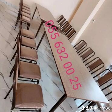 Bağ, çöl masa və oturacaq dəstləri: Yeni, Kvadrat masa, 4 stul, Açılmayan, Stullar ilə, Metal, Azərbaycan — 18