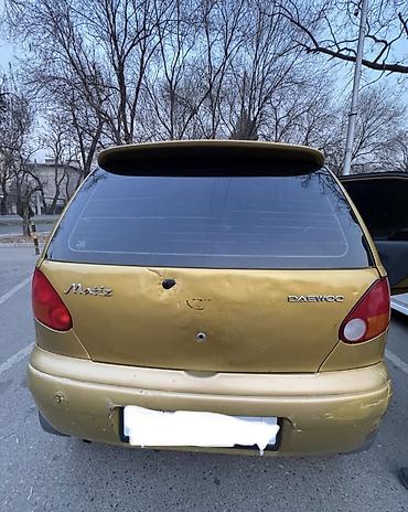 car kg: Daewoo Matiz: 2001 г., 0.8 л, Механика — 7