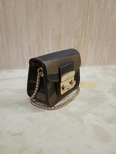 sac aksesuari: FURLA mini çanta/aksesuar OROGİNAL - Model: metal kilidli miniatür — 2