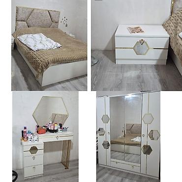 qamak satilir: İkinəfərlik çarpayı, Dolab, Termo, 2 tumba, İşlənmiş — 1