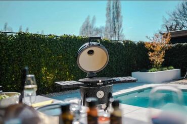 Шашлычницы, мангалы, грили: Угольный Керамический Гриль - Grllr Ember Kamado 55см — 2