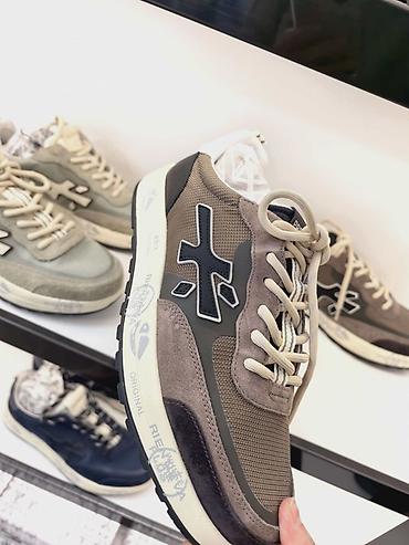 Кроссовки и спортивная обувь: Premiata Мужские-Женские кроссовки в ретро-стиле с массивной подошвой — 21