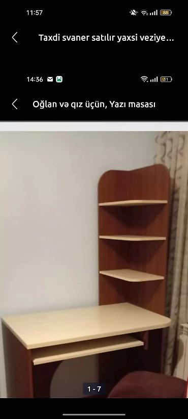 комод: Yazı masası istikbaldan alinib demek olar teze kimi qalib 80manata — 3