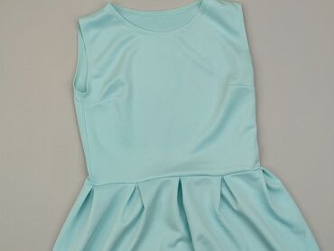 błękitna sukienki koronkowa: Sukienka, S, stan - Dobry