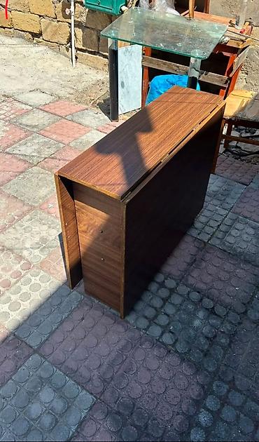 Masalar: Mətbəx masası, İşlənmiş, Qatlanan, Laminat, Dördbucaq masa — 3