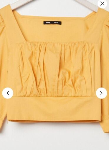 armani kosulje: M (EU 38), Cotton, color - Yellow