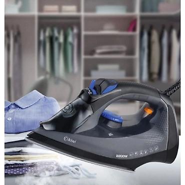 Ütülər və buxarlayıcılar: Kiwi KSI-6322 2200 W Keramik Tabanlı Mavi Akıllı Buharlı Ütü — 1