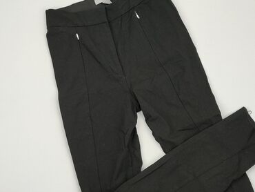 bluzki z błyszczącą nitką: Material trousers, H&M, S (EU 36), condition - Good