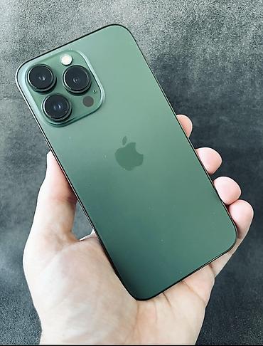 оригинал зарядки на айфон: IPhone 13 Pro, Б/у, 128 ГБ, Alpine Green, 81 % — 1