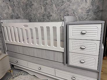 Beşiklər: Uşaq çarpayısı – “Baby Mood” kombinə edilmiş model Transformasiya — 1