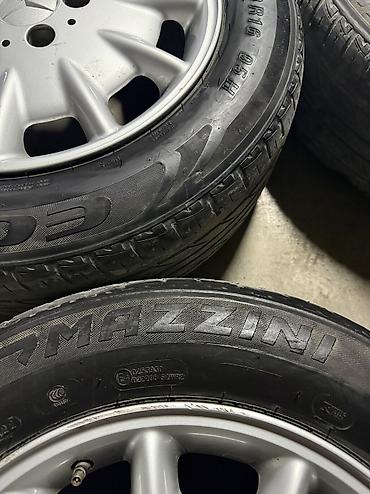 215 70 сешка: Литые Диски R 16 Mercedes-Benz, Комплект, отверстий - 5, Б/у — 7