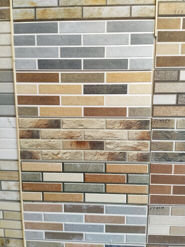 daş: Keramika divar plitələri – metro/brick dizaynı - Format: dar