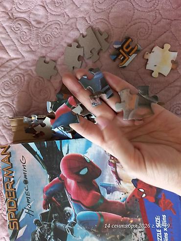 Oyuncaqlar: Məhsul: Uşaq pazlları dəsti 1) Spider-Man: Homecoming pazlı - Brend — 2