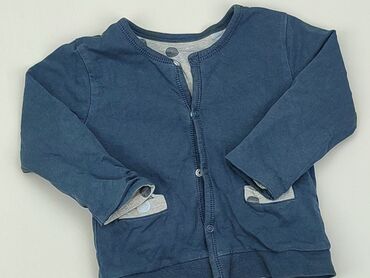 niebieski sweterek dla niemowlaka: Kardigan, 3-6 m, stan - Dobry